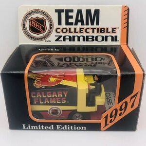 Flames 1997 White Rose Zamboni Collectible